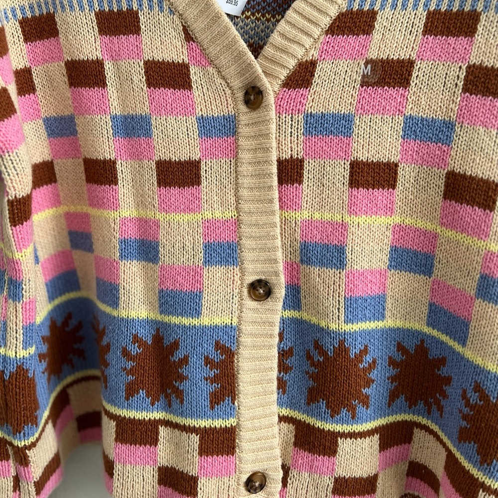 PAC SUN / LA Hearts 💕 Color Block Cardigan 🌈 - Picture 5 of 8